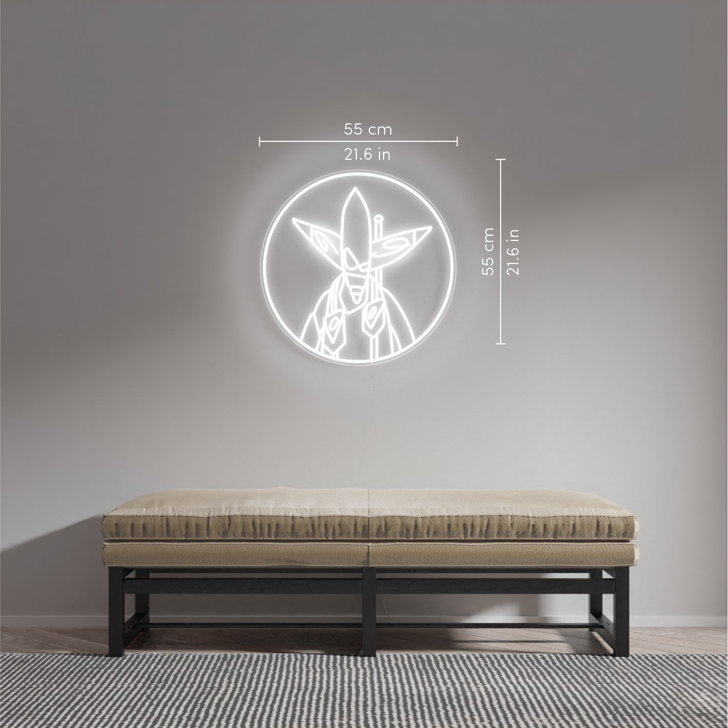 Tondo by Futura - Signe en néon LED